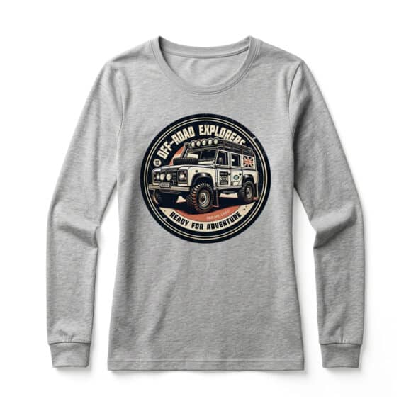 T-shirt Manches Longues Land Rover Defender 110 - Athletic Heather