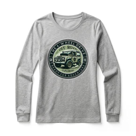 T-shirt Manches Longues Land Rover Defender 90 - Athletic Heather