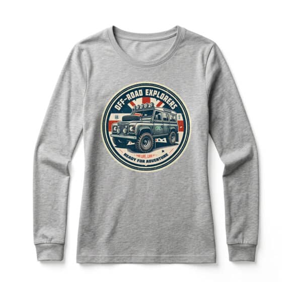 T-shirt Manches Longues Land Rover Defender 110 - Athletic Heather
