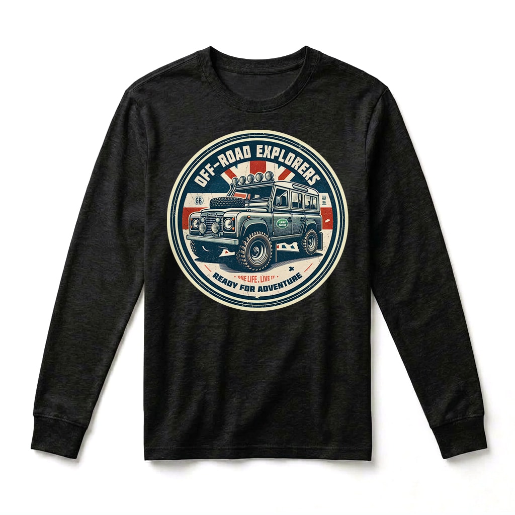 T-shirt Manches Longues Land Rover Defender 110 - Black T-shirt Manches Longues Land Rover Defender 110 - Black