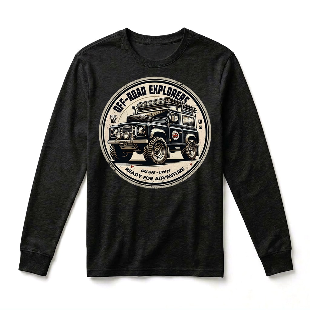 T-shirt Manches Longues Land Rover Series - Black T-shirt Manches Longues Land Rover Series - Black
