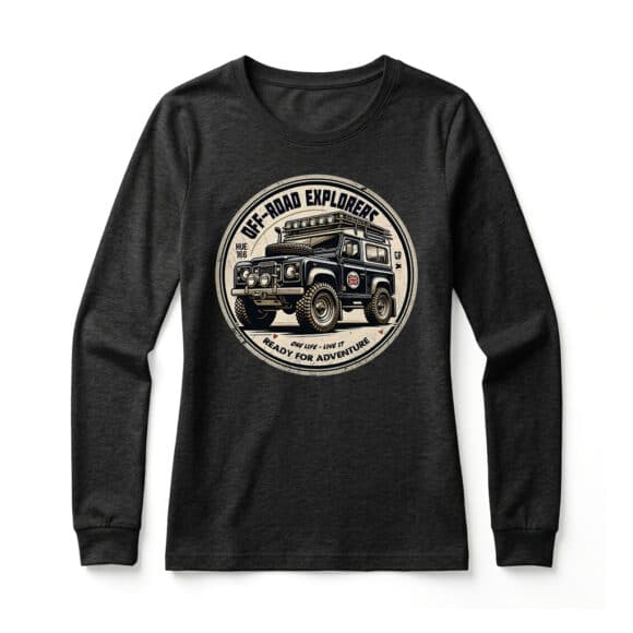 T-shirt Manches Longues Land Rover Series - Black