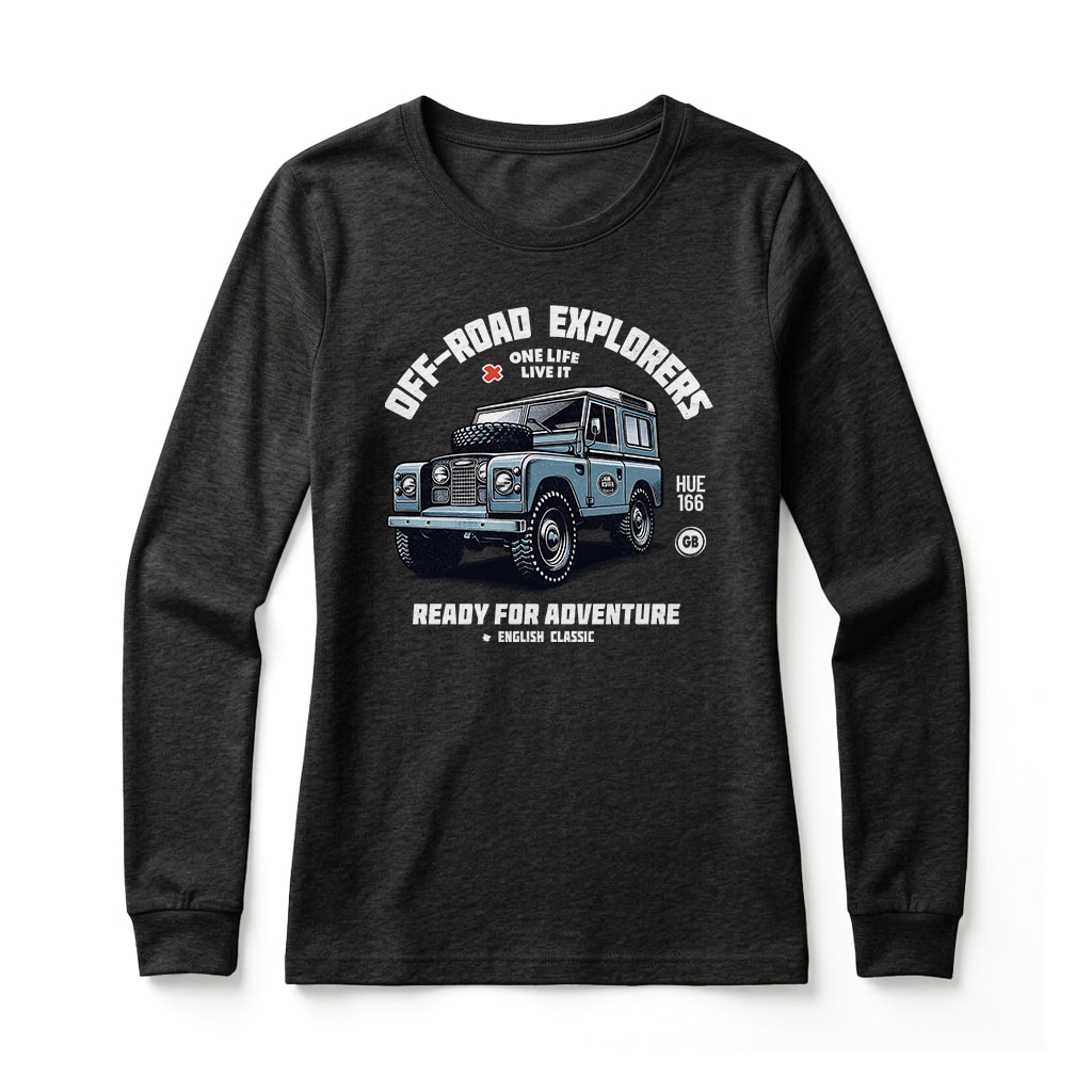 Land Rover Series Long Sleeve T-Shirt - Black Land Rover Series Long Sleeve T-Shirt - Black