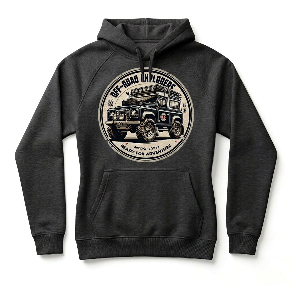 Sweatshirt à capuche Land Series - Black Sweatshirt à capuche Land Series - Black
