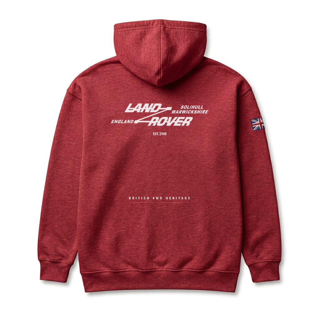 Veste à capuche Land Rover - Cardinal Red Veste à capuche Land Rover - Cardinal Red