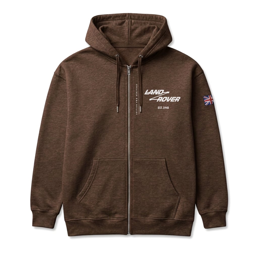 Veste à capuche Land Rover - Dark Chocolate Veste à capuche Land Rover - Dark Chocolate