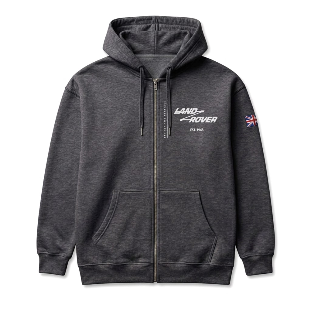 Veste à capuche Land Rover - Dark Heather Veste à capuche Land Rover - Dark Heather