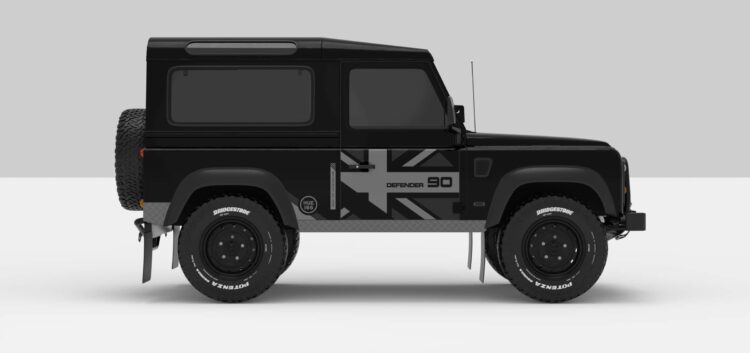 Defender Black -- Dark Grey / Ligth Grey