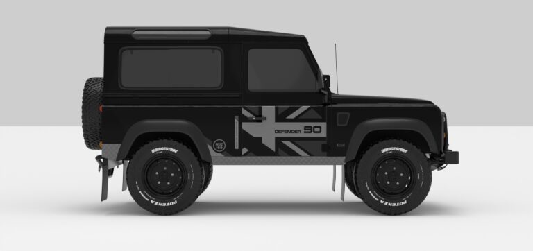 Defender Black -- Dark Grey / Ligth Grey