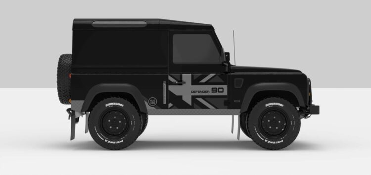 Defender Blac -- Dark Grey / Ligth Grey