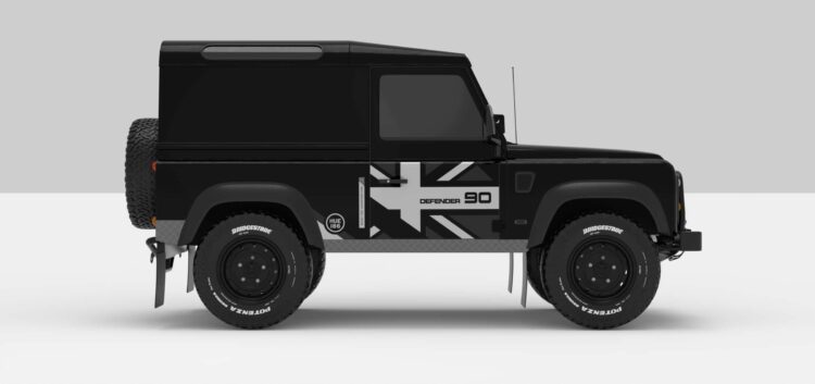 Defender Black -- Dark Grey / Super Ligth Grey