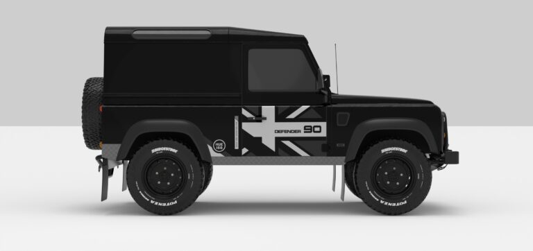 Defender Black -- Dark Grey / Super Ligth Grey