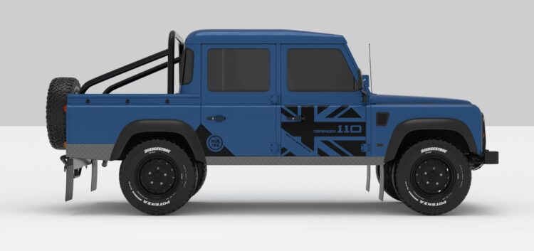 Defender Blue -- Black