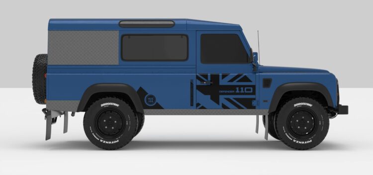 Defender Blue -- Black