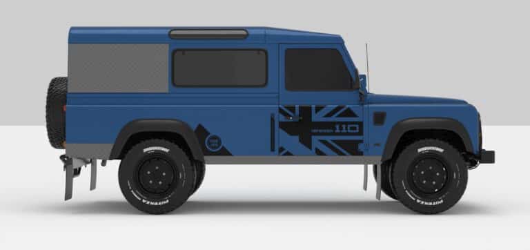 Defender Blue -- Black