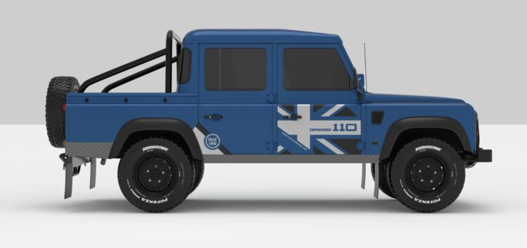 Defender Blue -- Dark Grey-Super Ligth Grey