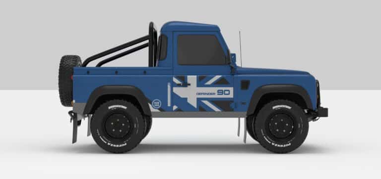 Defender Blue -- Dark Grey / Super Ligth Grey