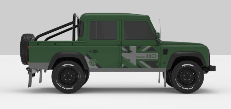 Defender Green -- Dark Grey-Ligth Grey