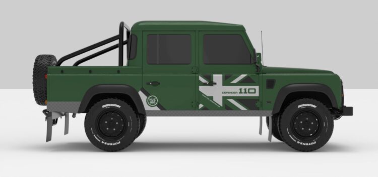 Defender Green -- Dark Grey-Super Ligth Grey
