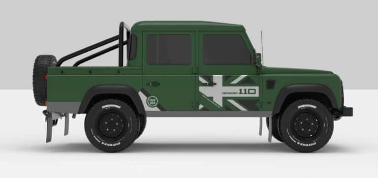 Defender Green -- Dark Grey-Super Ligth Grey