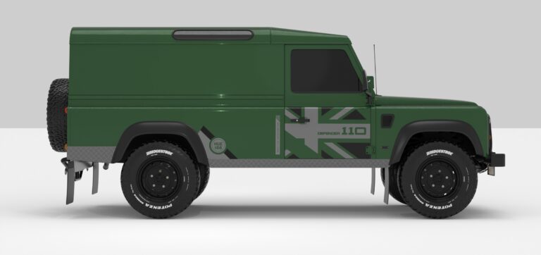Defender Green -- Dark Grey / Ligth Grey