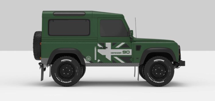 Defender Green -- Dark Grey / Super Ligth Grey