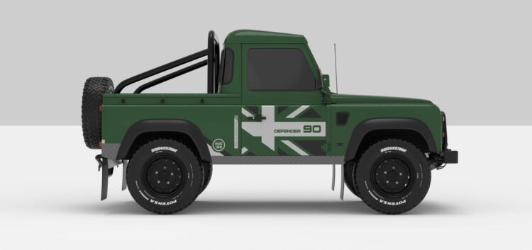 Defender Green --  Dark Grey / Super Ligth Grey