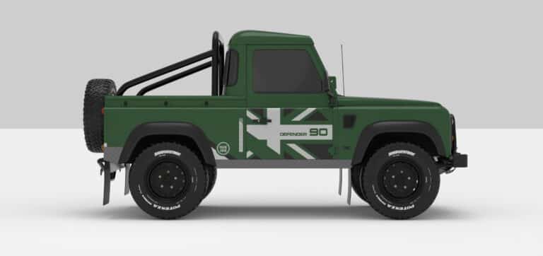 Defender Green -- Dark Grey / Super Ligth Grey