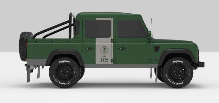 Defender Green -- Sticker Super Ligth Grey