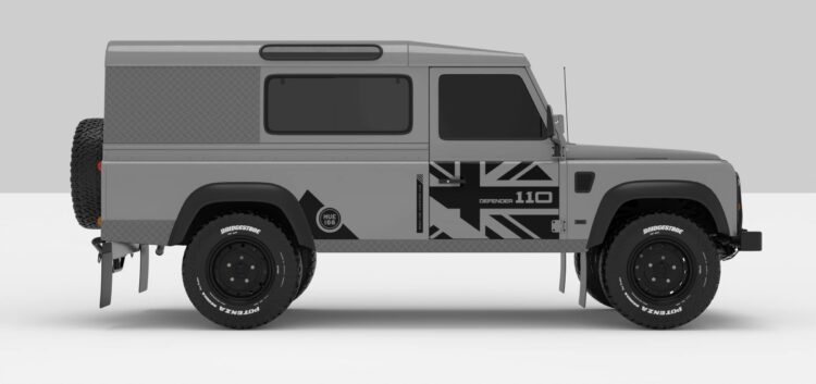 Defender Grey -- Black