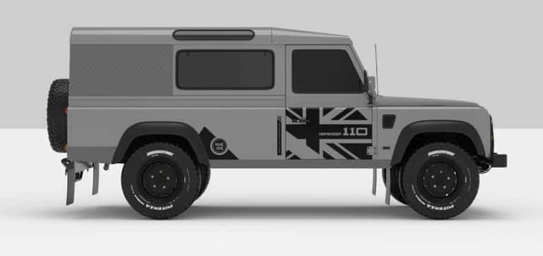 Defender Grey -- Black