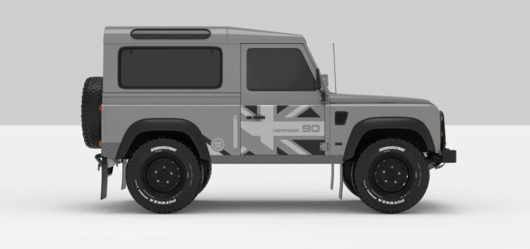 Defender Grey -- Dark Grey / Super Ligth Grey