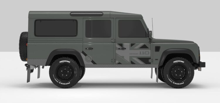 Defender Keniswick Green -- Dark Grey-Ligth Grey