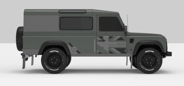 Defender Keniswick Green -- Dark Grey-Ligth Grey