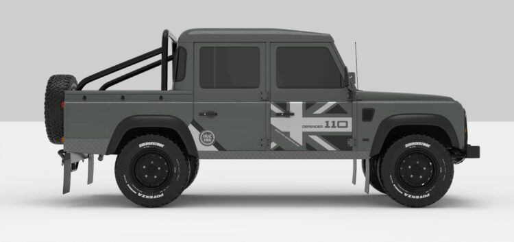 Defender Keniswick Green -- Dark Grey-Super Ligth Grey