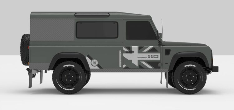 Defender Keniswick Green -- Dark Grey-Super Ligth Grey