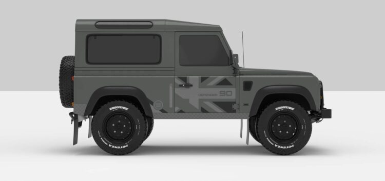 Defender Keniswick Green -- Dark Grey / Ligth Grey