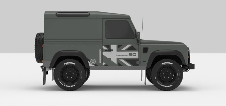 Defender Keniswick Green -- Dark Grey / Super Ligth Grey