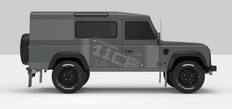 Defender Keniswick Green -- Sticker Ligth Grey