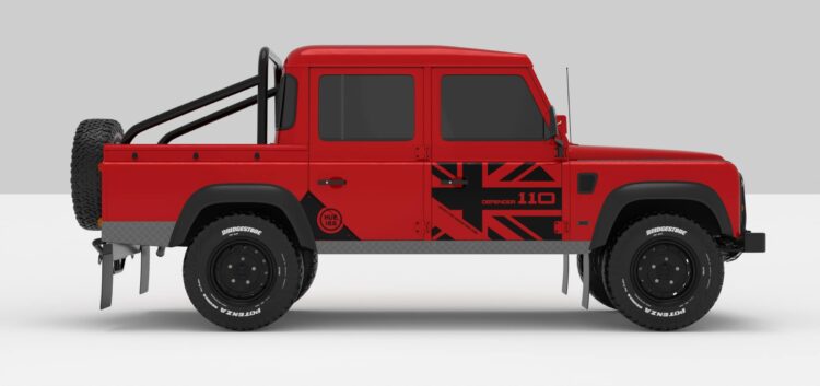 Defender Red -- Black