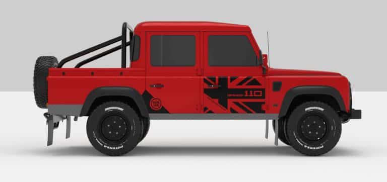 Defender Red -- Black