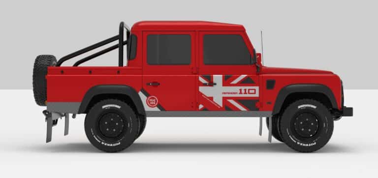 Defender Red -- Dark Grey-Super Ligth Grey