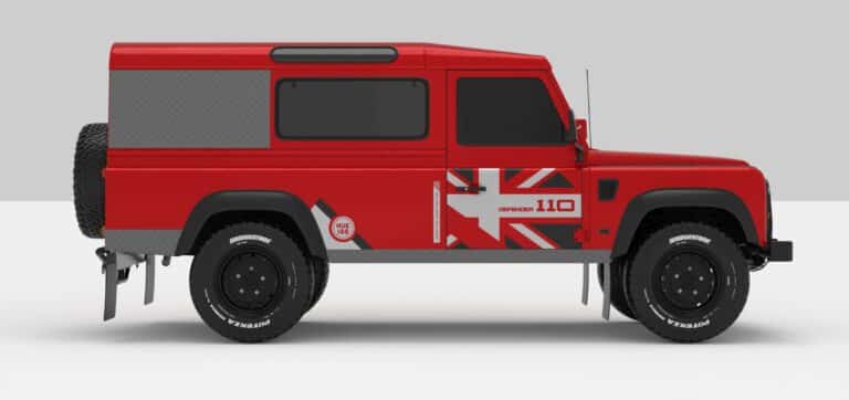 Defender Red -- Dark Grey-Super Ligth Grey