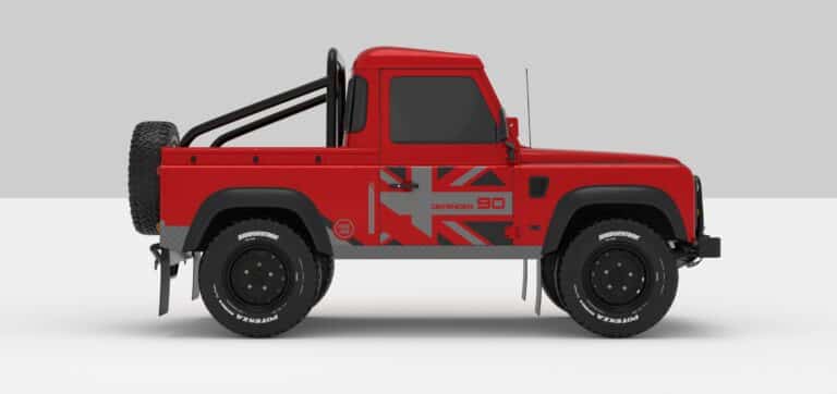 Defender Red -- Dark Grey / Ligth Grey
