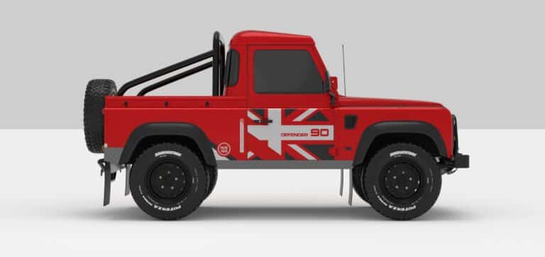 Defender Red -- Dark Grey / Super Ligth Grey
