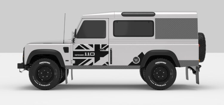 Defender White -- Black -- Face B