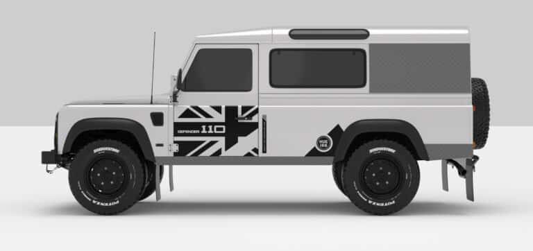 Defender White -- Black -- Face B