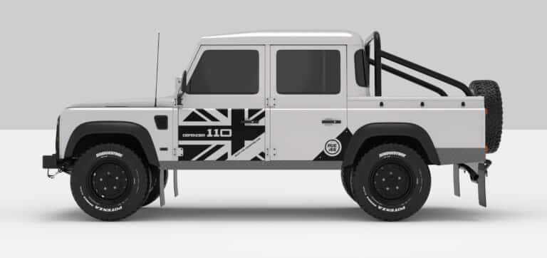 Defender White -- Black -- Face B
