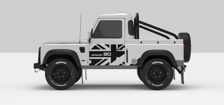 Defender White -- Black -- Face B