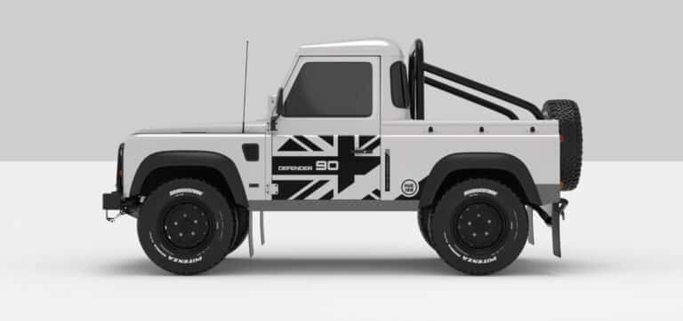 Defender White -- Black -- Face B